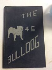 Vintage 1946  Lapel High School Indiana Bulldog Yearbook - Nostalgia picture