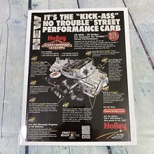 Vtg 2001 Print Ad Holley Carburetor Hot Rod Street Car Magazine Advertisement picture