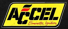 Accel Eliminator Ignition Racing Auto Sticker Decal c1970 2 3/8