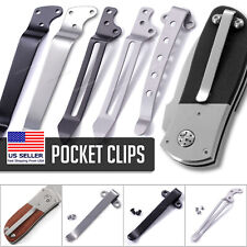 Replacement Pocket Clips for Folding Knives, Cell Phones, Flashlights, & More picture