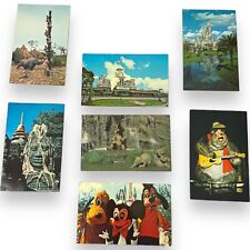 Lot of 7 Walt Disney World Florida Vintage Character Postcards 1970s-1980s picture