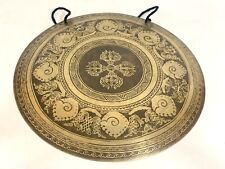 20 inches Double Dorje Carved Gong with mallet - Deep resonating  gongs healing picture
