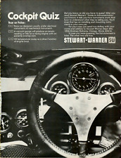 1978 Stewart-Warner Cockpit Quiz Vacuum Gauge Instruments Photo Vintage Print Ad picture