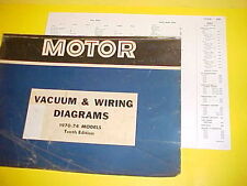 1970 1971 1972 1973 1974 FORD GALAXIE LTD CONVERTIBLE VACUUM+WIRING DIAGRAMS picture