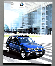 2005 BMW X3 SERIES SPORT ACTIVITY VEHICLE SALES BROCHURE CATALOG ~ 80 PAGES picture