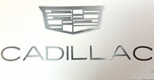 Cadillac Garage Sign, Beautiful Brushed Aluminum,5 Feet Wide picture