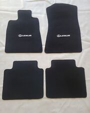 For 06-11 Lexus GS300 GS350 Floor Mats Carpet Front Rear Black W/EMBLEM L picture