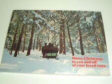 Vintage Christmas Postcards Cards New Argus 16 pack snow sleigh horse forrest picture