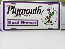Vintage looking Plymouth Super Bird - License Plate  1970's picture
