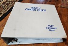 1997 1998 Chevy Car Truck Dealership order Guide Binder GM RARE Over 6 Pounds picture