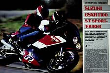 1987 Suzuki GSXR1100 ST Sport Tourer - 6-Page Vintage Motorcycle Article picture