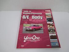 2003 YearOne Restoration Parts & Accessories for 1966-74 Dodge Plymouth B/E Body picture