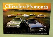 Vintage Original 1973 CHRYSLER PLYMOUTH Brochure MANCINI Motors Sunnyvale CA picture