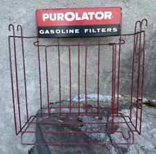 Vintage Purolator Filter Rack Original Rare Sign Oil And Gas picture