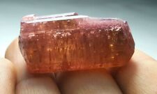 20 grams Peach color terminated tourmaline crystal  picture