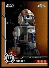 2023 Topps Chrome Star Wars BUCKET ORANGE PARALLEL 3/25 RESISTANCE #42 picture