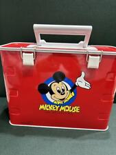 Disney Mickey Minnie Lunch Box Water Bottle Set Zojirushi Showa Retro Collecter picture