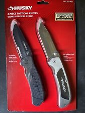 Husky 2-piece Tactical Knives- Black And Gray picture