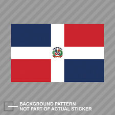 Dominican Flag Sticker Decal Vinyl Dominican Republic caribbean picture