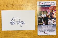 Alan Greenspan Signed Autographed 3x5 Card JSA Certified Federal Reserve Chair picture