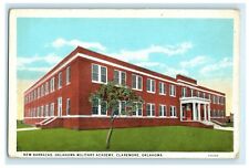 c1920 New Barracks Oklahoma Military Academy Claremore Oklahoma OK Postcard picture