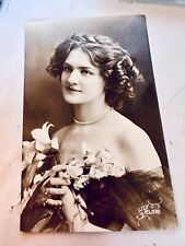 Photo Postcard Lily Elsie Stage Actress By Davidson Bros. #496 picture