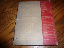 1948 thru 1956 Ford Truck Parts & Accessories Text Catalog OEM - Vintage picture