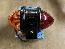 Nos Vintage K-D 511 LAMP CO Beehive Ruby And Amber Light Fixture Rat Rod picture