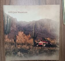 2005 Jeep Wrangler Dealership Advertising Brochure picture