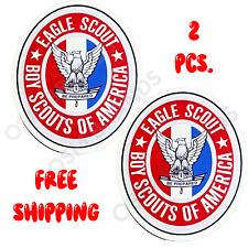 2 PCS Eagle Scout (Boy Scouts) DECAL Vinyl Die-Cut Decal 4