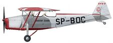 RWD-17 Poland Aerobatic Trainer Airplane Wood Model Replica Large  picture