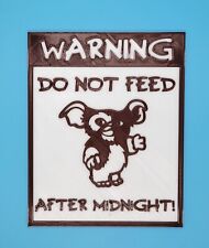 DO NOT FEED AFTER MIDNIGHT (Gremlins) - 3D printed sign (TheJordansCompany) picture