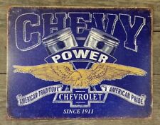 CHEVY POWER Since 1911 “Chevrolet, American Tradition American Pride” Metal Sign picture