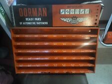Vintage DORMAN Ready Paks of Automotive Fasteners Store Display Rack Cabinet picture