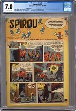 Spirou #1072 Belgian Price Variant CGC 7.0 1958 4217818017 2nd app. Smurfs picture