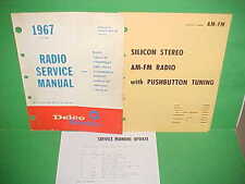 1967 CADILLAC BUICK RIVIERA PONTIAC OLDS DELCO AM-FM STEREO RADIO SERVICE MANUAL picture