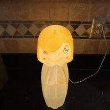 Vintage Christmas 1971 EMPIRE Blond ANGEL PRAYS Blow Mold Light  picture
