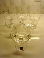 Mikasa French Countryside Champagne Sherbet Glasses ~ Set Of 6 NOS Paper Labels picture