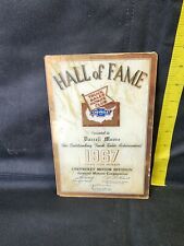 1967 Chevrolet Truck Sales Hall Of Fame Reverse Painted Glass Sign Plaque picture