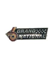 Vtg Buick Grand National Metal Badge Ha Scratches  picture