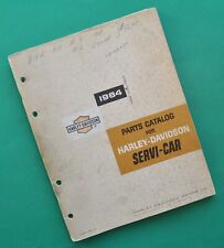 Original 1954 - 1964 Harley Davidson G GE Servi Car Parts Catalog Manual Book picture