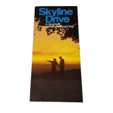 Skyline Drive in Virginia Shenandoah National Park Vintage Travel Brochure 1972 picture