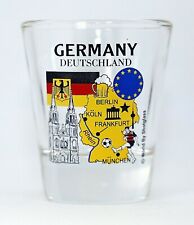 GERMANY EU SERIES LANDMARKS AND ICONS COLLAGE SHOT GLASS SHOTGLASS picture