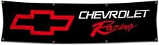 CHEVROLET RACING BANNER 2x8 FT CHEVY CAMARO CHEVELLE NOVA 427 396 350 FLAG picture