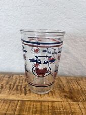 Sour Cream Drinking Glass Penn Maid Queenie the Cow Face Vintage picture
