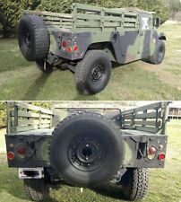 Military Humvee Spare Tire Carrier - Tailgate Mount - M998 M1038 H-1 Hummer picture