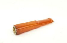 NEVER SMOKED Antique Gold GILDED AMBER Color CIGAR CIGARETTE CHEROOT Holder Tip picture