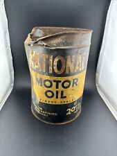 National Motor Oil Tin As Is picture
