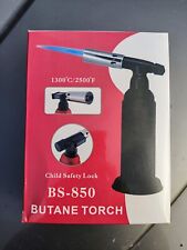 Butane Torch with Ignitor, Adjustable And Refillable, Dual Jet Flame picture