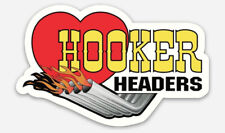 RETRO HOOKER HEADERS HOLLEY PERFORMANCE RACING STICKER DECAL NHRA NASCAR picture